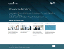 Tablet Screenshot of goodbody.ie